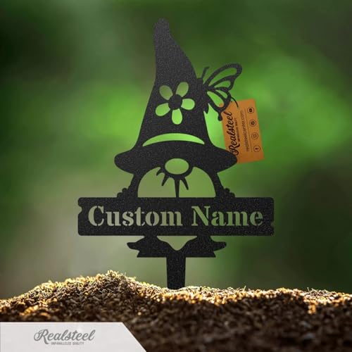 Custom Gnome Plant Markers