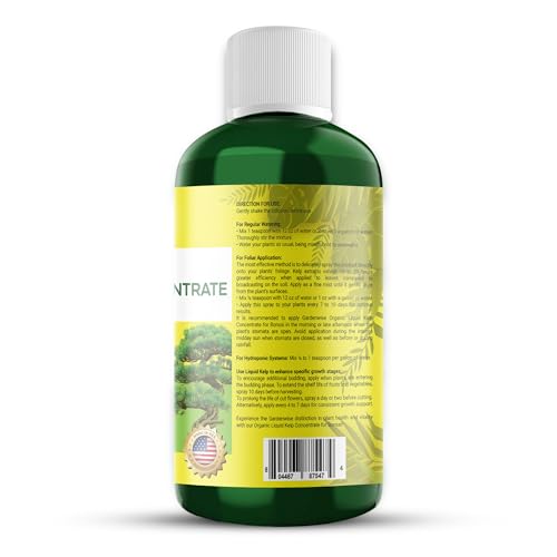 Organic Premium Seaweed Fertilizer for All Bonsai (8 Fl Oz)