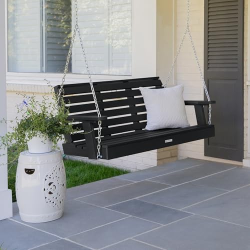 Weatherly Porch Swing (4 feet / Black)