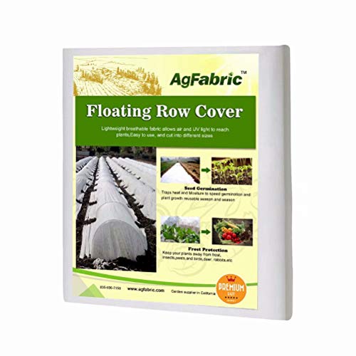Plant Covers Freeze Protection 7'x25' 0.9oz Floating Row Cover Garden Plant Cover Freeze Cloths for Plants Winter Frost Season Extension (175 Sq Ft)