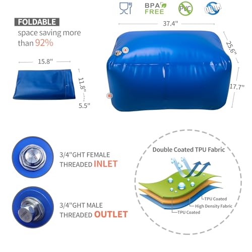 TPU Water Bladder (Blue / 100 Gallon)