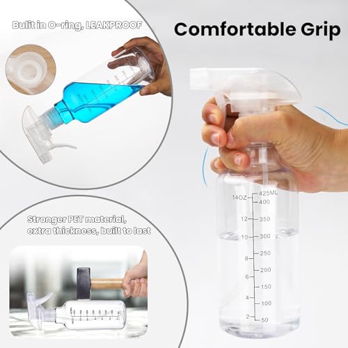 Plastic Spray Bottle (Clear-scale)