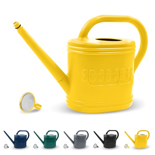 2 Gallon Garden Watering Can (Yellow / 2 Gallon)