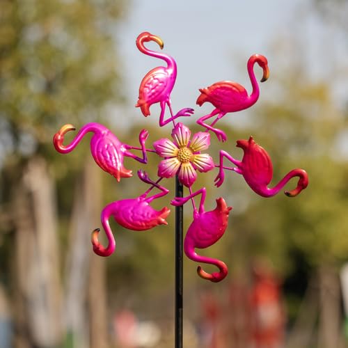 44" Flamingo Garden Wind Spinners (44" Flamingo)