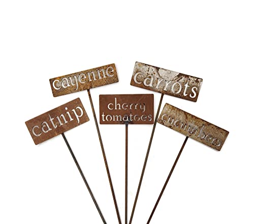 Classic Metal Garden Markers 19 Inches Tall