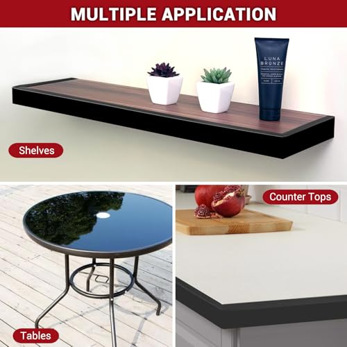 Rubber Edge Trim (Fit 1-7/8" - L20' / Black)