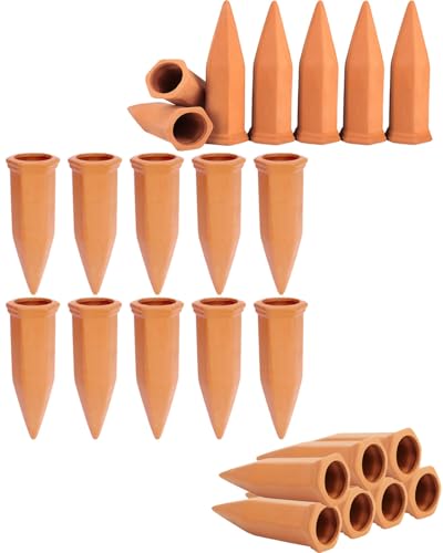 Terracotta Self Watering Spikes (6in / Orange-16pcs)