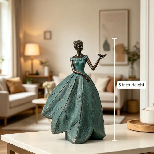 Fairy Statue Collection Home Decoration (Green-dragonfly / Small)