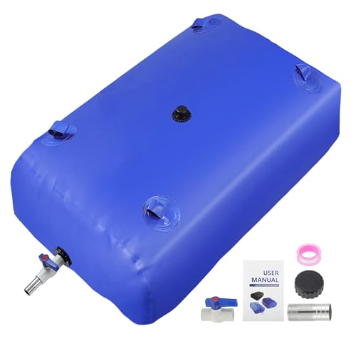 540L 142.7 Gal Water Storage Bladder Large Capacity Foldable (540L/142.7Gal / Blue)