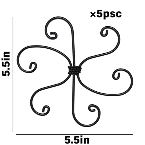 Monstera Plant Support 5.5IN (Black / 5.5IN*5.5IN)