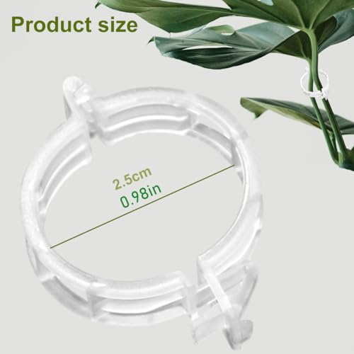 Plant Support Clips Reusable Garden Clips (Green)