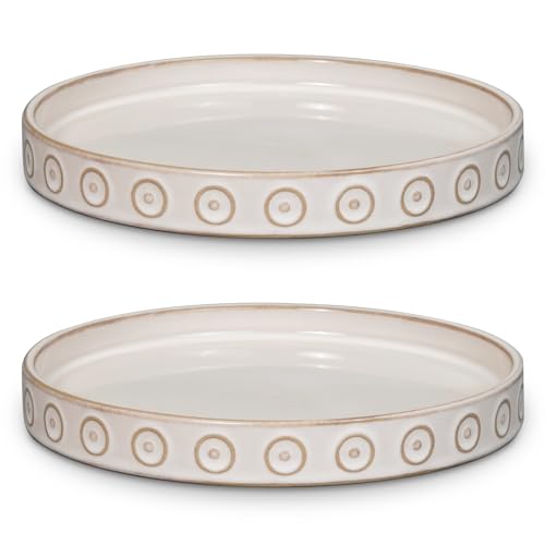 Ceramic Plant Saucer (5.6 Inch / Cream White - 2)