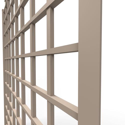 Dura Trel Winchester 57 x 95 Inch PVC Vinyl Outdoor Garden Patio Trellis