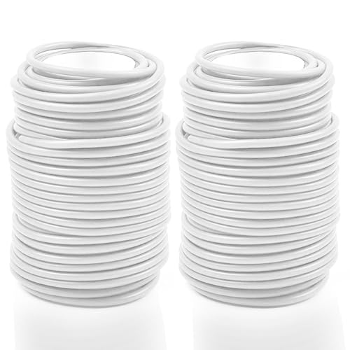 Soft Plant Ties for Support (2pcs White Plant Wire)