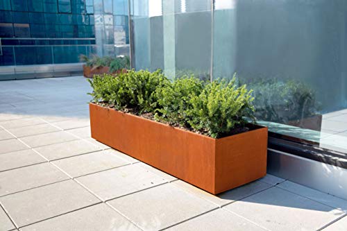 Large Rectangular Planters for Outdoor Plants 60x24x30 Inch (10 Sq Ft)
