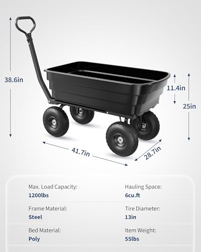 Poly Dump Cart (1200 lbs)