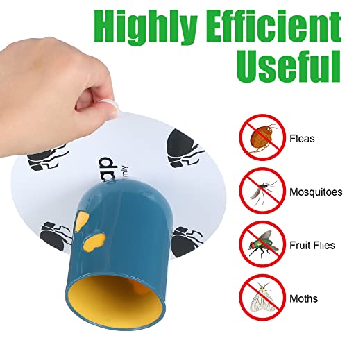 Flea Trap Refills Sticky Glue Discs Double Layer 7.1 Inch (30 Count)