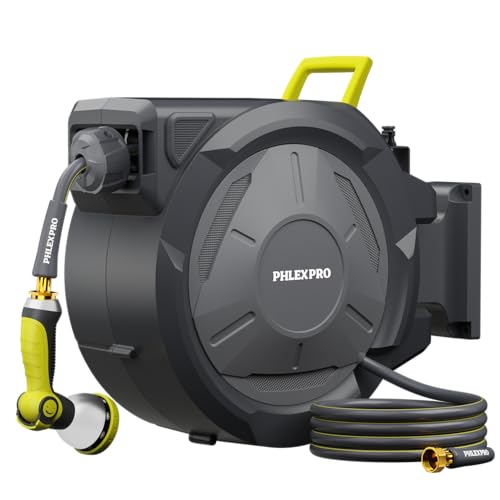 110 FT 1 2" Retractable Garden Hose Reel