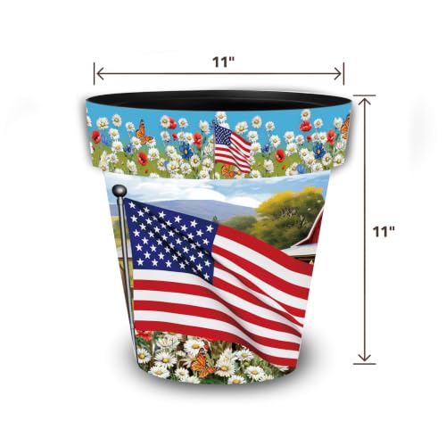 Spring Planter 11.75 x 11 x 11 American Flower Field Medium (Usa Flower Field / Medium)