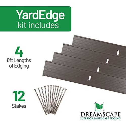 YardEdge Aluminum Landscape Edging (Bronze / 24 ft)