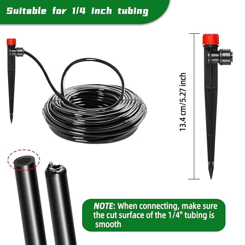 10PCS Push to (10PCS Drip Irrigation Emitters Sprayer)