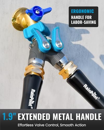 Garden Hose Splitter (Blue)