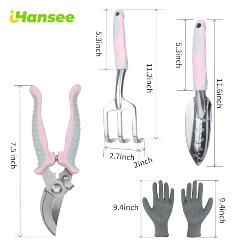 Pink Garden Tool Sets 4 (pink-4pcs)