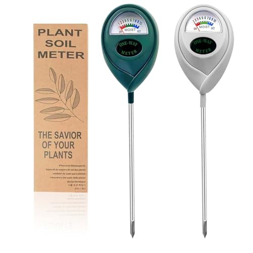 Plant Moisture Meter Soil Moisture Sensor Meter Water Monitor Hygrometer Plant Water Meter [Green + White] Soil Moisture Meter for Gardening (GREEN+WHITE)
