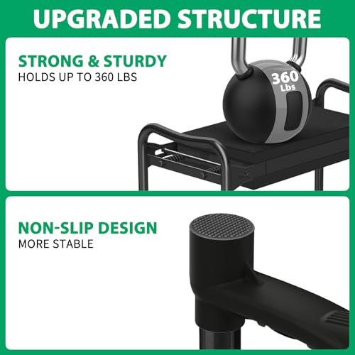 Garden Kneeler and Seat (Black / 11.14" Ultra-Wide Kneeling Pad)