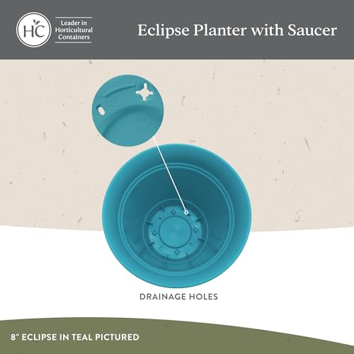 Eclipse Round Planter Pot (Slate Blue / 12" (Pack of 2))