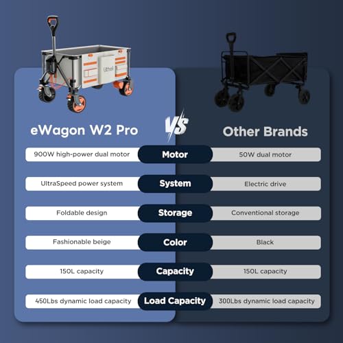 Electric Wagon Cart with 2 Batteries