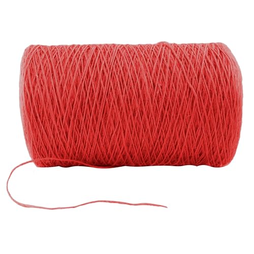 1mm x 2500 Feet Red Jute Rope (Red / 1mm x 2500 Ft)