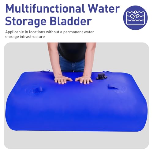 110L 29gal Foldable Water Bladder Storage Container (110 Liters (29 Gallons))