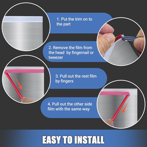 Clear Rubber Edge Trim (Fit 5/16" - L20' / Clear)