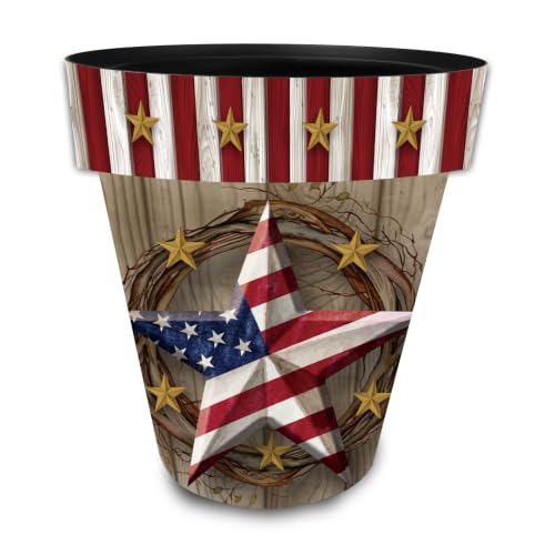 Everyday Planter 14" x 15" x 15" American Barn Star Large Planter (Usa Barn Star / Large)