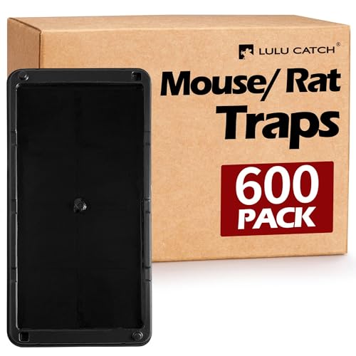 Sticky Mouse Trap (600 Pack / Large Plus Mice Traps)