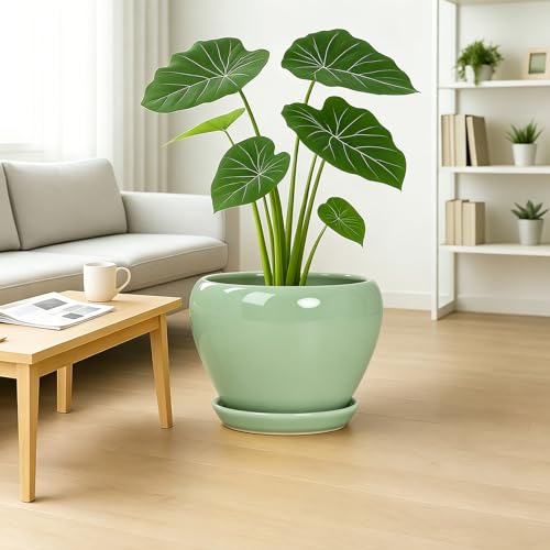 10 Inch Plant Pot (Mint Green / 10 Inch)