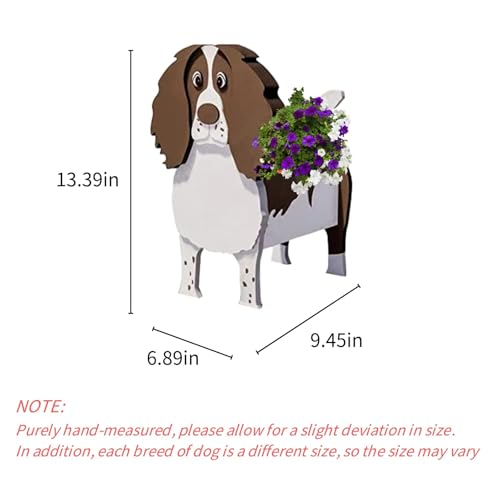 Springer Spaniel Dog Planter Pots