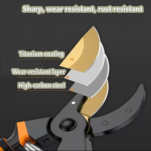 Germany Pruning Shears For Gardening (Red/Black)