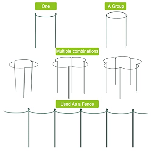 Peony Cages and Supports 24" H x 10" W (8 Count)