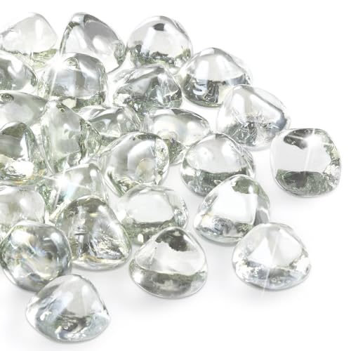 10 Pounds Fire Pit Glass Rocks
