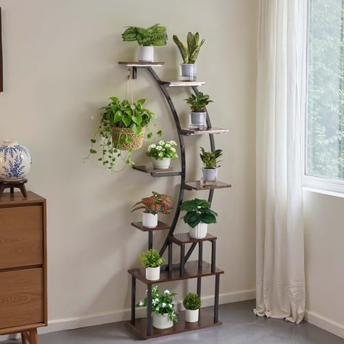 Plant Stand Indoor with Grow Lights