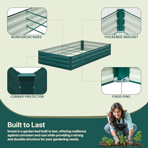 Raised Garden Bed Green