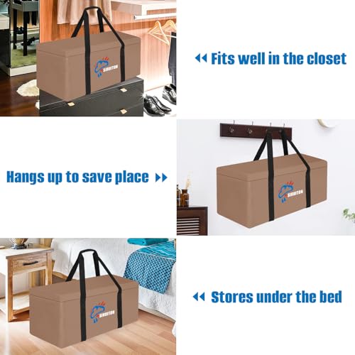 69in Outdoor Cushion Storage Bag (Brown / 69x29.5x21.6in)