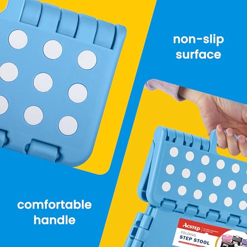 12 Pack 11 Inch Folding Step Stool (Blue / 11 Inch( Pack of 12))