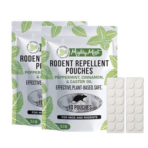 Rodent Repellent Pouches with Glue Dots (20 Pouches)