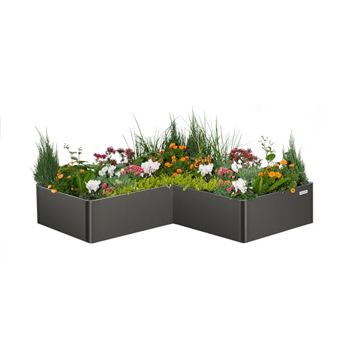 Raised Garden Bed (83" x 83" / Urban Charcoal)