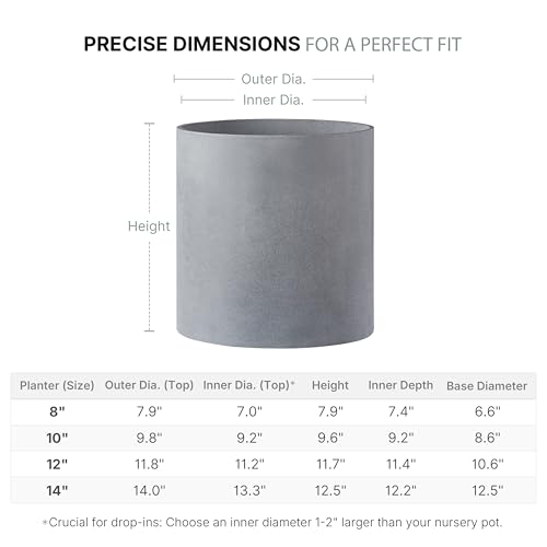 14 Inch Fiberstone Planter