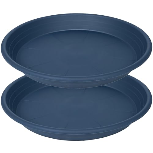 2 Pack of 16 inch Plant Saucer (16" (2 pack) / Blue)