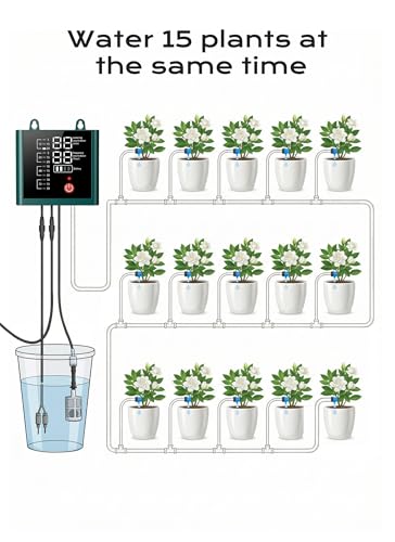 Solar Drip Irrigation System with USB Charging (Green)